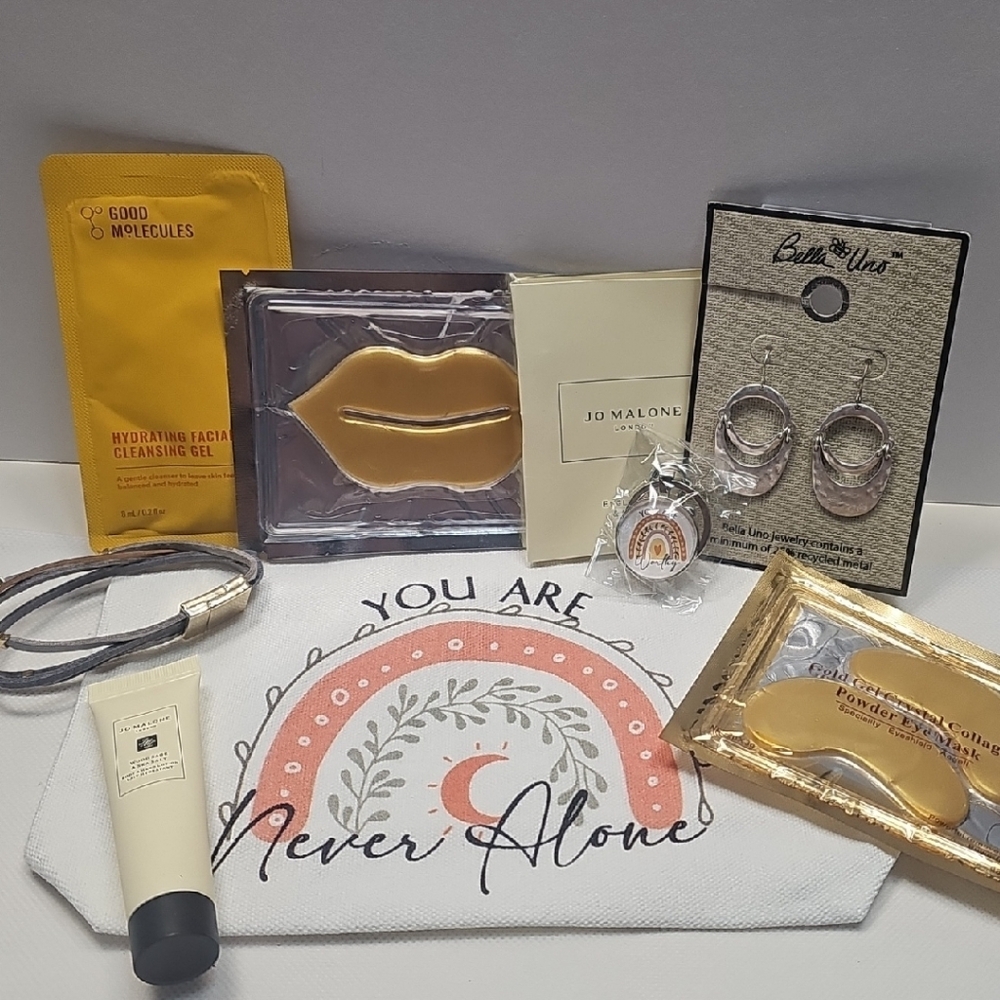 🔴#0079 Bundle Bella Uno Earings & Bracelet + Free Bag +Goodies (over‎ 14)